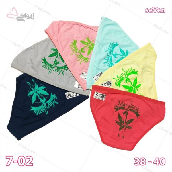 1c98a2023b3910967c756083148dc2bf_l بسته جین شورت زنانه اسلیپ نخی با کیفیت سون seVen طرح MaryJane در شش رنگبندی - تصویر 1