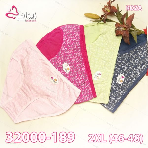 شورت نخی کوزا گلدار سایز بزرگ - تصویر 1