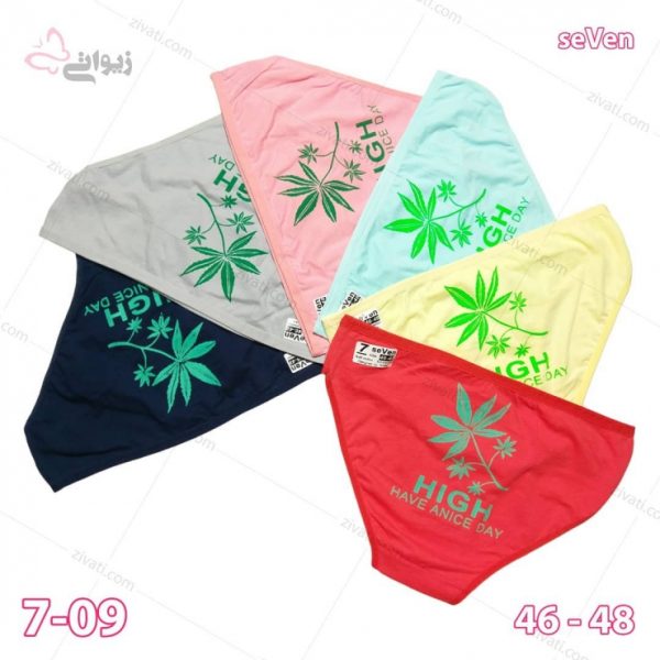 6d8b6ce85f5ee3985d7d5fbc5063606f_l بسته جین شورت زنانه اسلیپ نخی با کیفیت سون seVen طرح برگ High در شش رنگبندی - تصویر 1