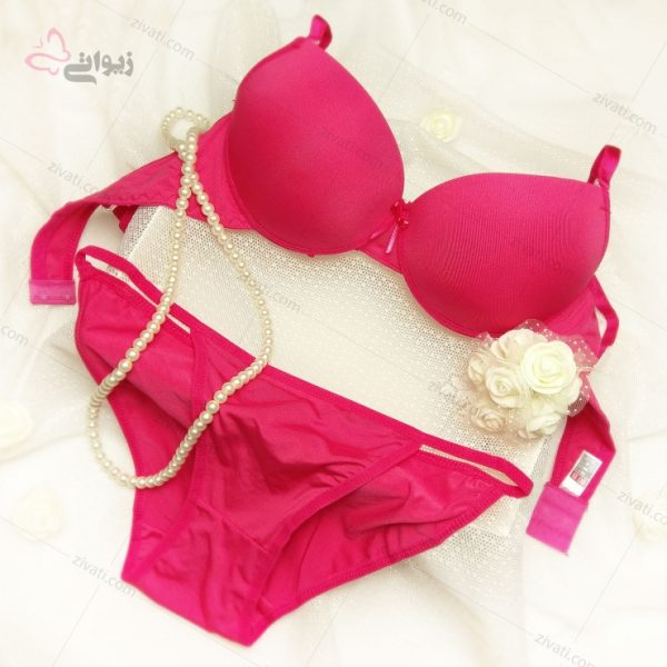 884bd078062ee6bd157b294c752d7970_l ست شورت و سوتین ساده ترک پوش اپ جک دار فنردار - تصویر 1