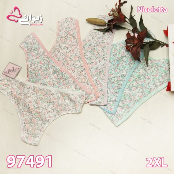 شورت گلدار لامبادا ترک نیکولتا - تصویر 1