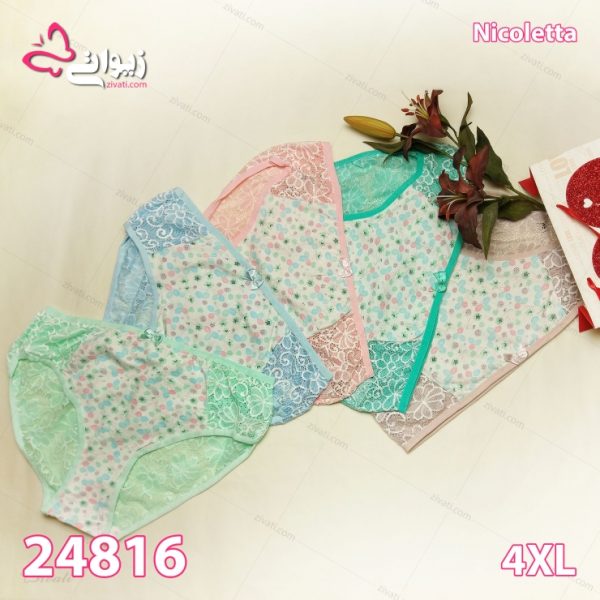 a069d384dea5a245079c87294bb310e9_l شورت بزرگ سایز گلدار ترک نیکولتا - تصویر 1