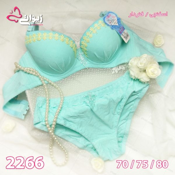 abc7c98b4ddfae4816b74e0d2fd932d2_l ست شورت و سوتین دخترانه طرح گلدار - تصویر 1
