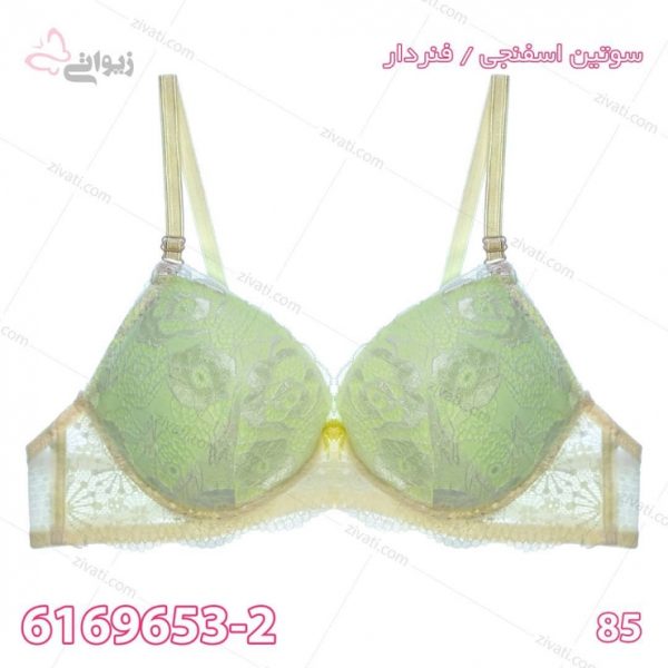 سوتین تک فنردار اسفنجی بسته عمده سه عددی - تصویر 1