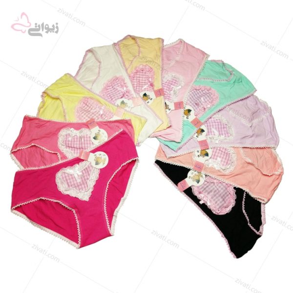 bfa9b7e5542153d134a3eed2bd0df6f6_l شورت زنانه نخی گیاهی ضد حساسیت فانتزی طرح قلب تی تی - تصویر 1
