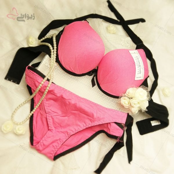 d18d1528ee4c2188221135de26d79754_l ست فانتزی سوتین بند دار اسفنجی فنردار و شورت از بغل بازشو - تصویر 1