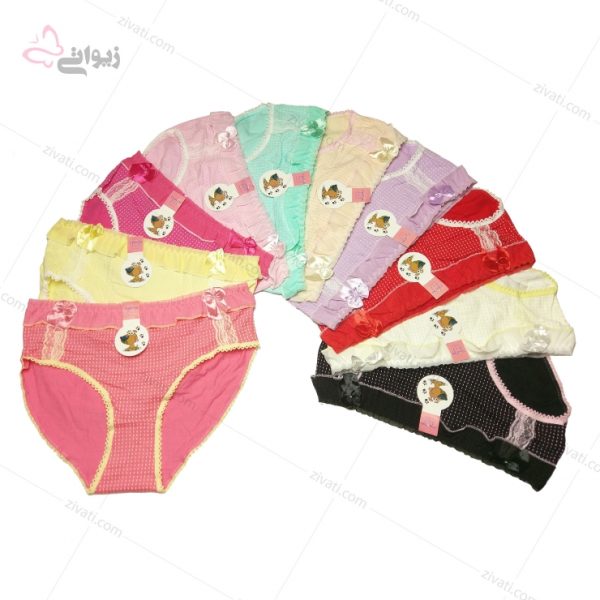 e34f0e1c02fdcca3c7fab2bae7fa299d_l شورت زنانه فانتزی نخی ضد حساسیت طرح نقطه چین تی تی - تصویر 1
