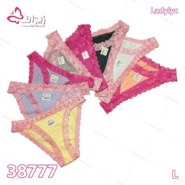 e9b0f857826ab994b1b1904c051bbf59_l شورت فانتزی گیاهی لبه تور - تصویر 1