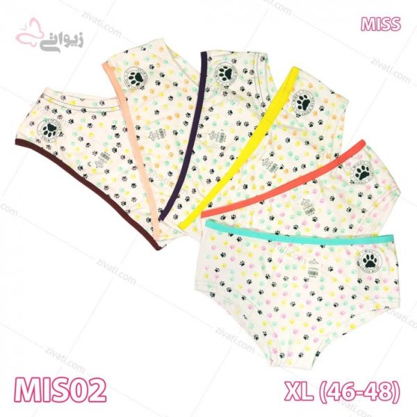 eef6dbb37e20d7a71582f83af0e3bbe7_l شورت زنانه باکسر نخی میس بسته جین عمده ۱۲ تایی - تصویر 1