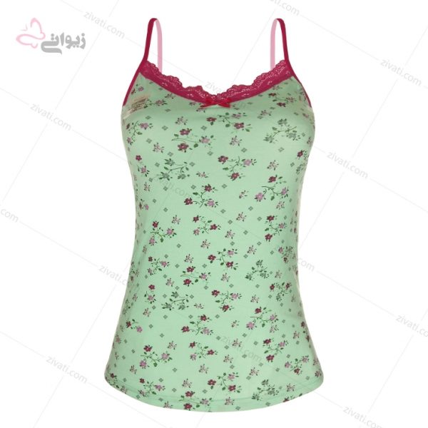 f886601d84b861950b399355947b6811_l تاپ زنانه ترک نخی اعلا خانگی تکرنگ طرح شکوفه - تصویر 1