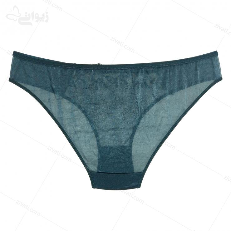set-anoosheh-510-darkgreen-short-back ست شورت و سوتین فانتزی توری انوشه در دو رنگ