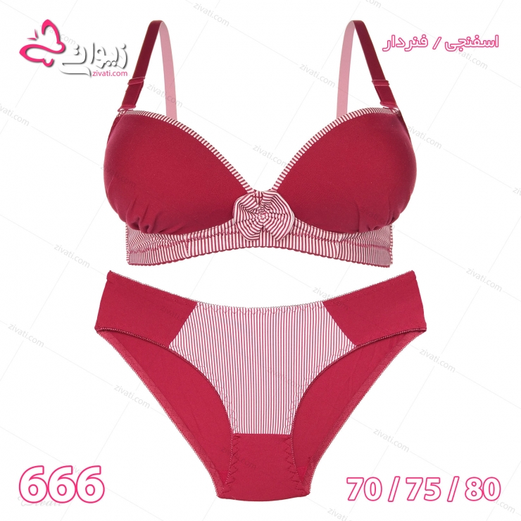 set-chini-666-darkred-front لباس زیر عمده ست شورت و سوتین دخترانه