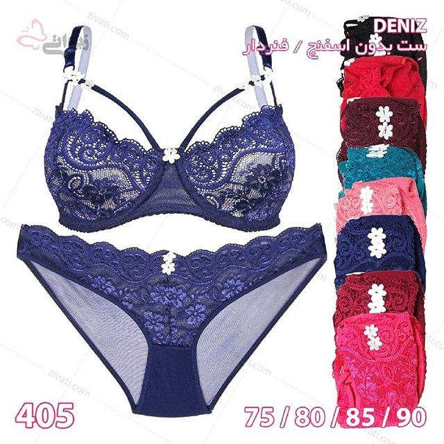 set-deniz-405-22012019004440-61319 ست شورت سوتین بدون اسفنج فنردار دنیز توری در رنگهای جذاب