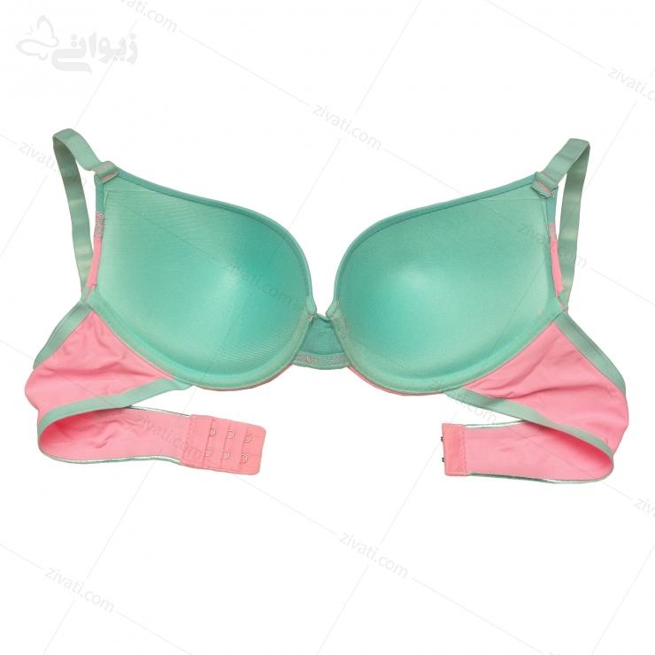 set-ji-90-pink-cup ست شورت و سوتین اسفنجی فنردار درجه یک صورتی خارجی