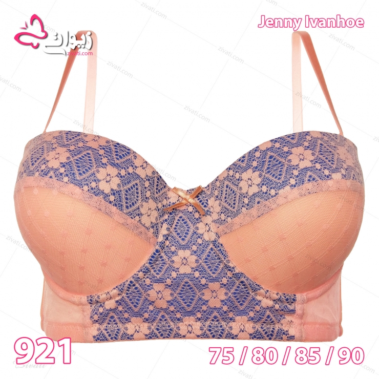 set-ji-921-pink-bra-front ست کش پهن شورت و سوتین
