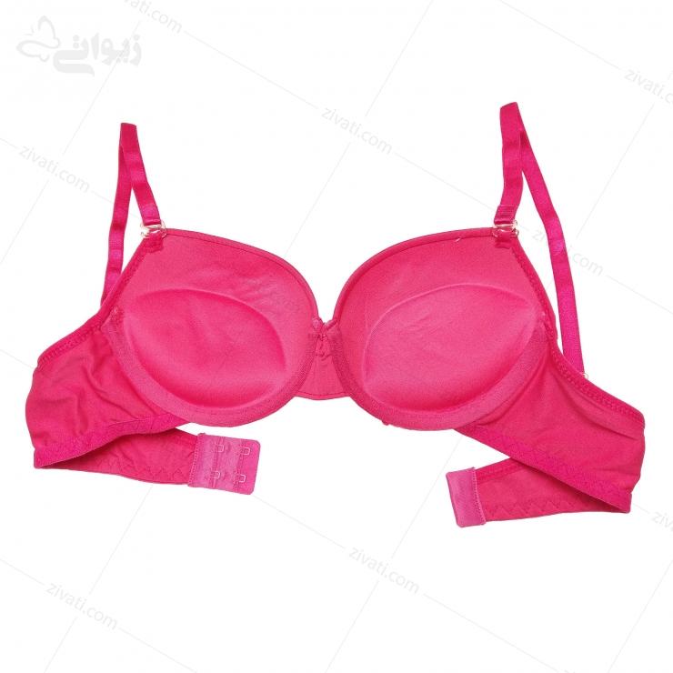 set-turk-u109-red-bra-cup ست شورت و سوتین ساده ترک پوشاپ جکدار فنردار