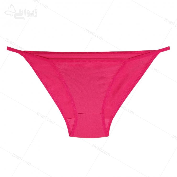 set-turk-u109-red-short-front ست شورت و سوتین ساده ترک پوشاپ جکدار فنردار