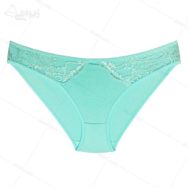 set-turk-u110-blue-short-front ست شورت و سوتین جدید ترک پوش اپ جک دار درجه یک