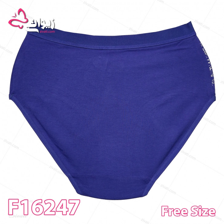 short chini F16247 FreeSize blue back