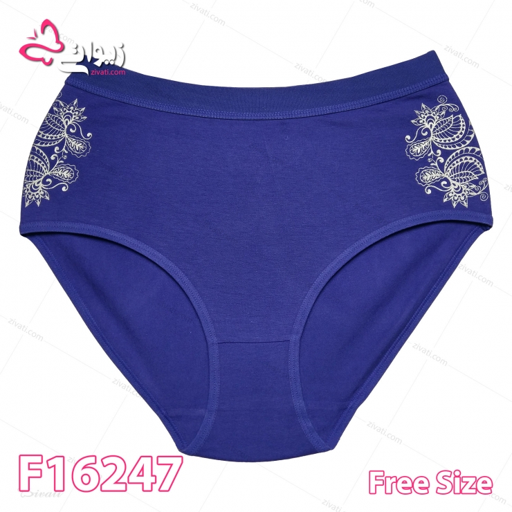 short chini F16247 FreeSize blue back