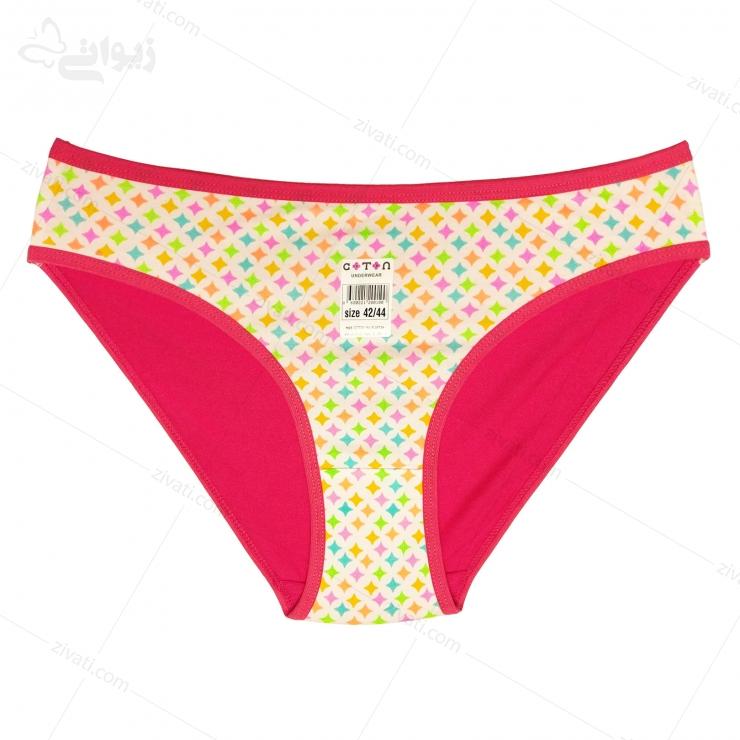 short-coton-cot04-darkpink-front شورت نخی زنانه ایرانی کوتون جذاب کانال لباس زیر