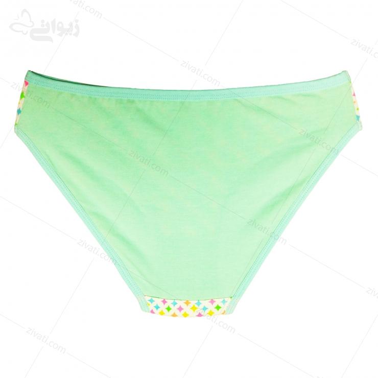 short-coton-cot04-lightgreen-back شورت نخی زنانه ایرانی کوتون جذاب کانال لباس زیر