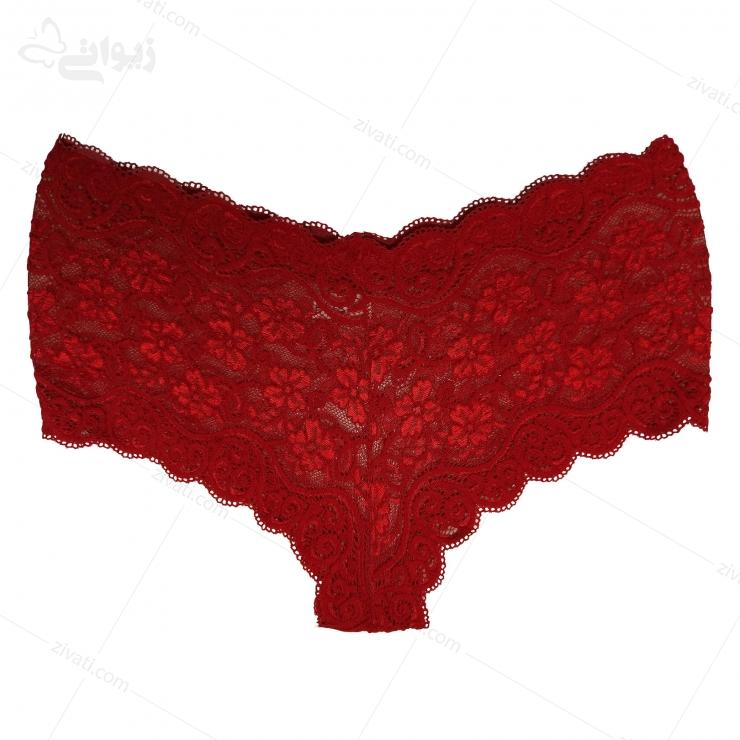 شورت فانتزی تمام گیپور پادار زنانه درجه یک
