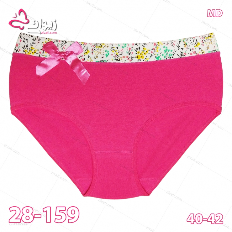 short-md-28-159-pink-front خرید عمده شورت زنانه شورت نخی بورس شورت