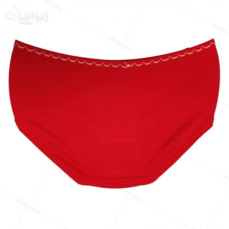 short-md-30-23-red-back شورت نخ پنبه زنانه طرح umbrella ضد حساسیت