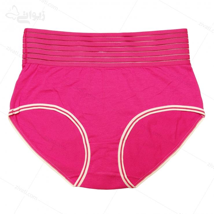 short-md-30-36-darkpink-front شورت زنانه نخی گن دار