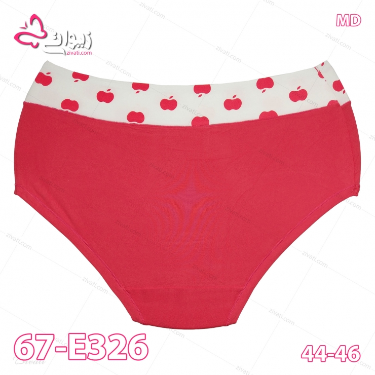 short MD 67 E326 F viscose red back