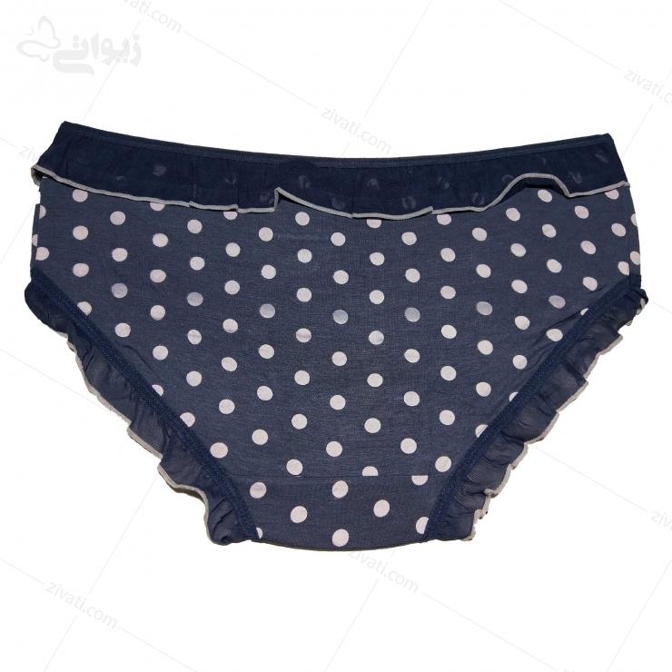 short-tt-l238-darkblue-back شورت زنانه فانتزی نخی لبه توری خال درشت تی تی