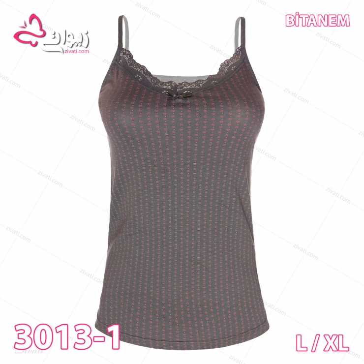 sleep-bitanem-3013-1-darkgray لباس زیر عمده تاپ زنانه نخی راحتی ترک