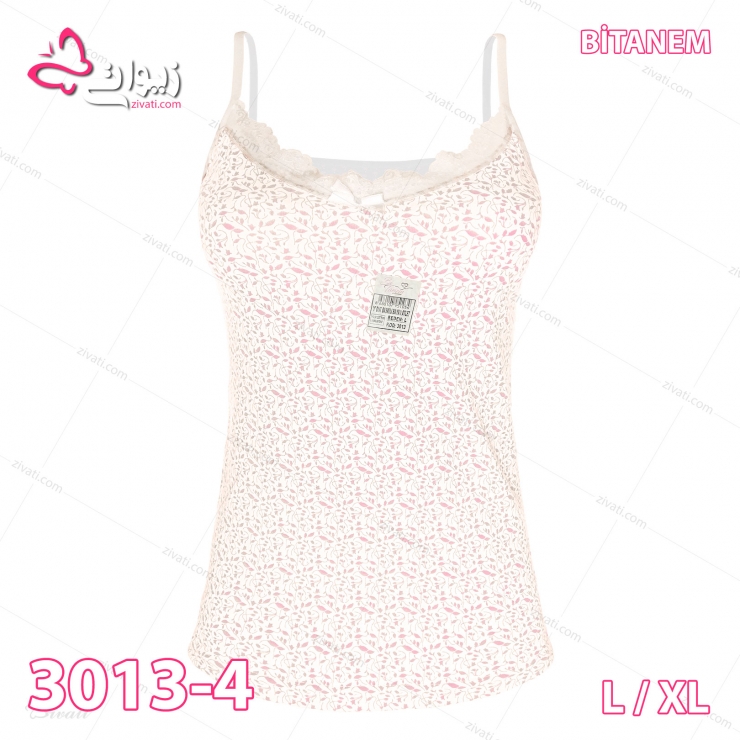 sleep-bitanem-3013-4-pink لباس زیر عمده تاپ زنانه نخی ترک