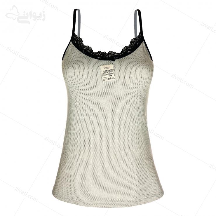 sleep-charming-0111-5-lightyellow-front تاپ نخی ترک زنانه خال خالی درجه یک