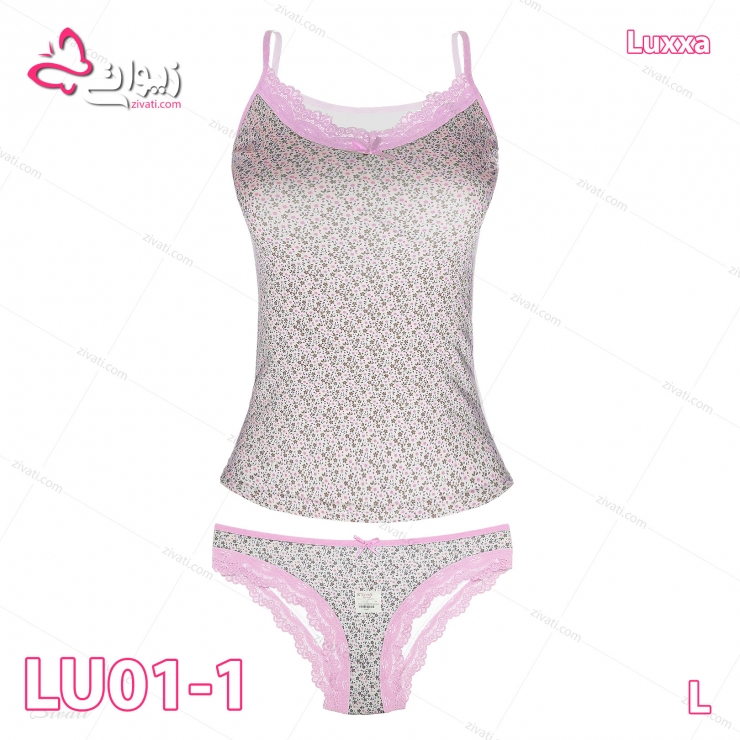 لباس زیر عمده ست تاپ و شورت زنانه نخی ترک