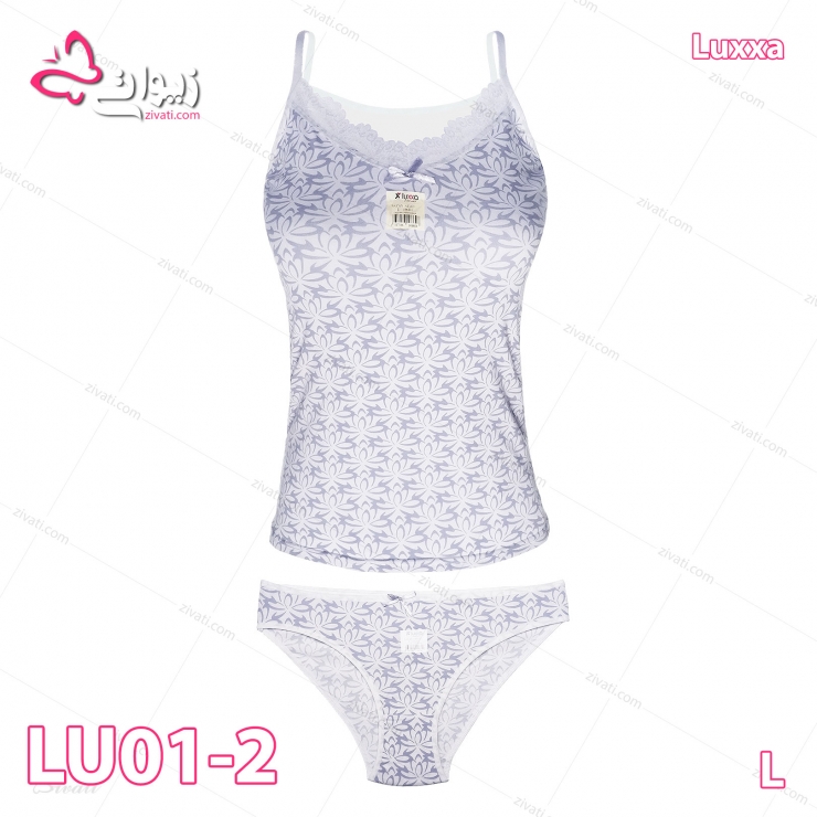 لباس زیر عمده ست تاپ و شورت زنانه نخی ترک