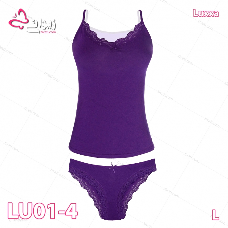 لباس زیر عمده ست تاپ و شورت زنانه نخی ترک