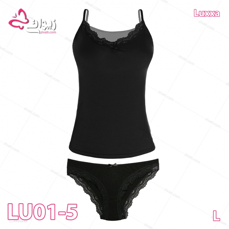 لباس زیر عمده ست تاپ و شورت زنانه نخی ترک