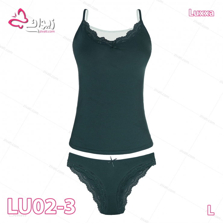 لباس زیر عمده بسته تاپ و شورت زنانه ترک نخی