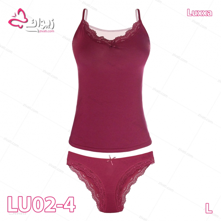 لباس زیر عمده بسته تاپ و شورت زنانه ترک نخی
