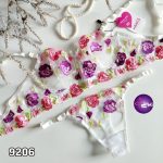 ست شورت و سوتین زنانه هانیس مدل توری 9206