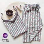 ست تاپ و شلوارک نخی MBB کد 278 - تصویر 3