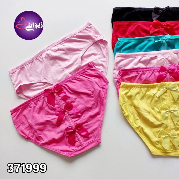 seven-371999-underwear-01 شورت زنانه نخی ساده سون مدل 371999 - تصویر 1