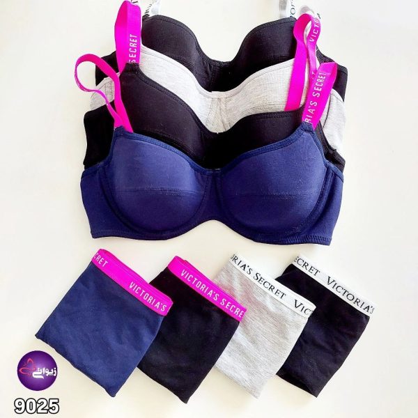 misa-2025-underwear-set-01 ست شورت و سوتین طرح ویکتوریا سکرت میس مدل 2025 - تصویر 1