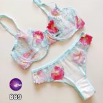 ست شورت و سوتین بدون اسفنج و ضد حساسیت نوشه پوش 889-29