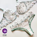 ست شورت و سوتین بدون اسفنج فانتزی نوشه پوش کد 889-23 - تصویر 3