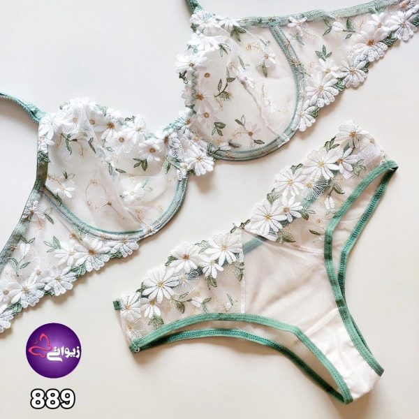 anooshe-889-24-underwear-set-01 ست شورت و سوتین بدون اسفنج فانتزی نوشه پوش کد 889-24 - تصویر 1
