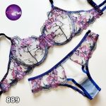 ست شورت و سوتین بدون اسفنج فانتزی نوشه پوش کد 889-25 - تصویر 3