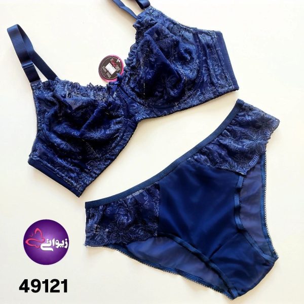 nooshe-poosh-491-underwear-set-01 ست شورت و سوتین بدون اسفنج انوشه کد 491 - تصویر 1